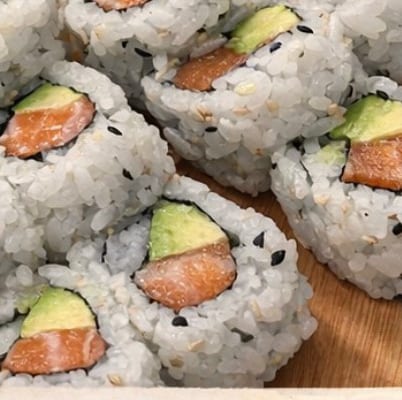 Spicy Salmon Roll.