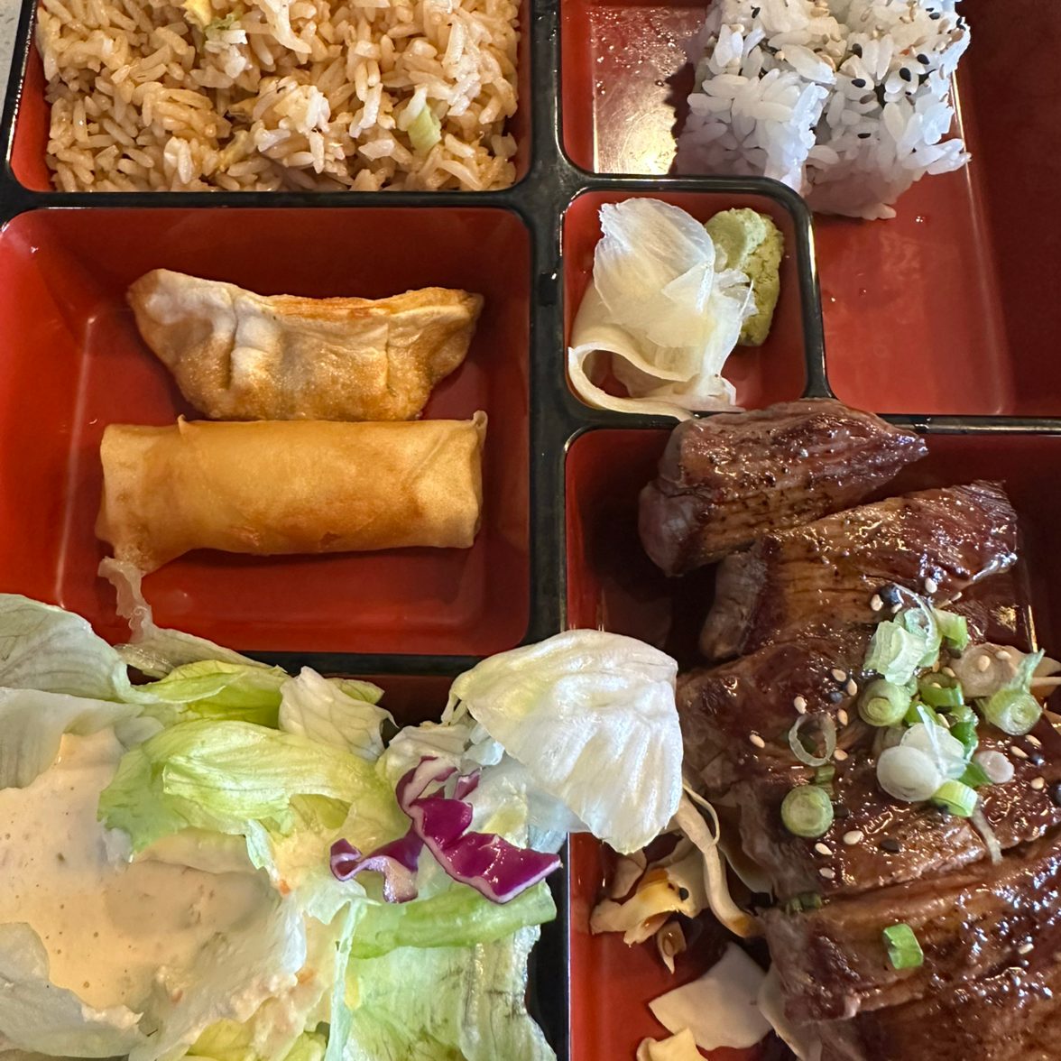 Teriyaki Bento Box.