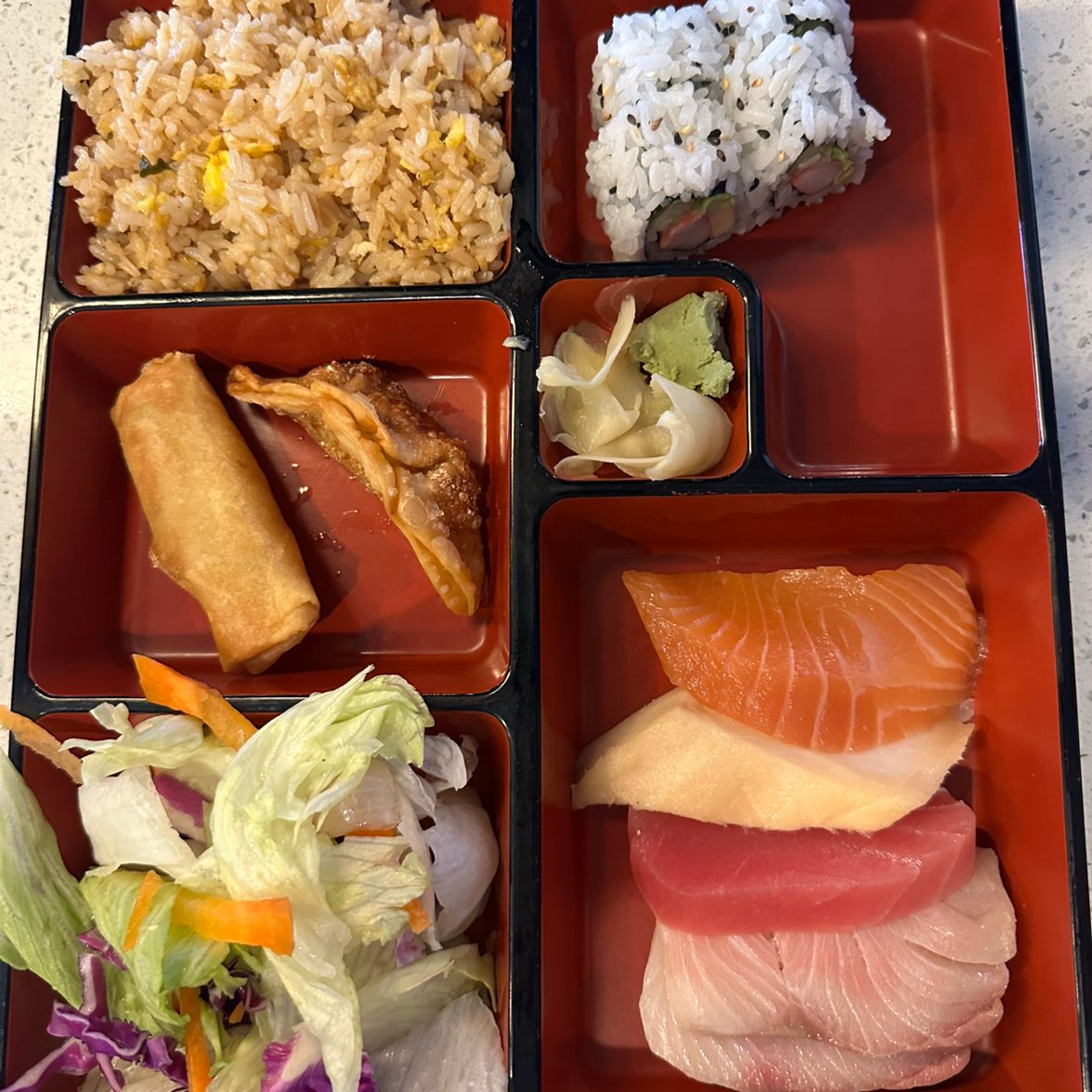 Sashimi Bento Box.
