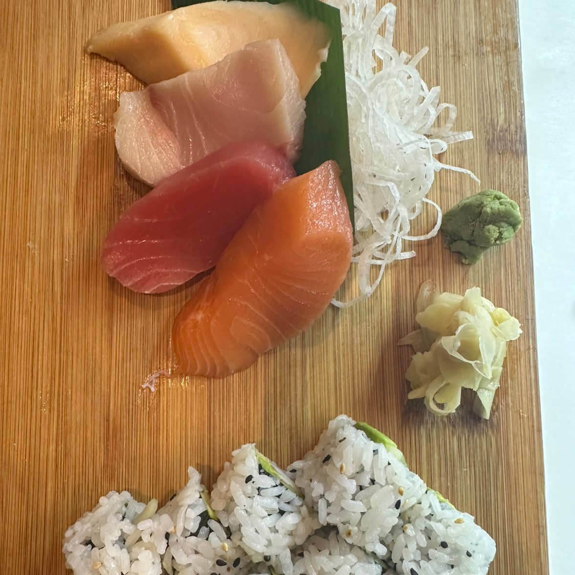 Sashimi Platter.