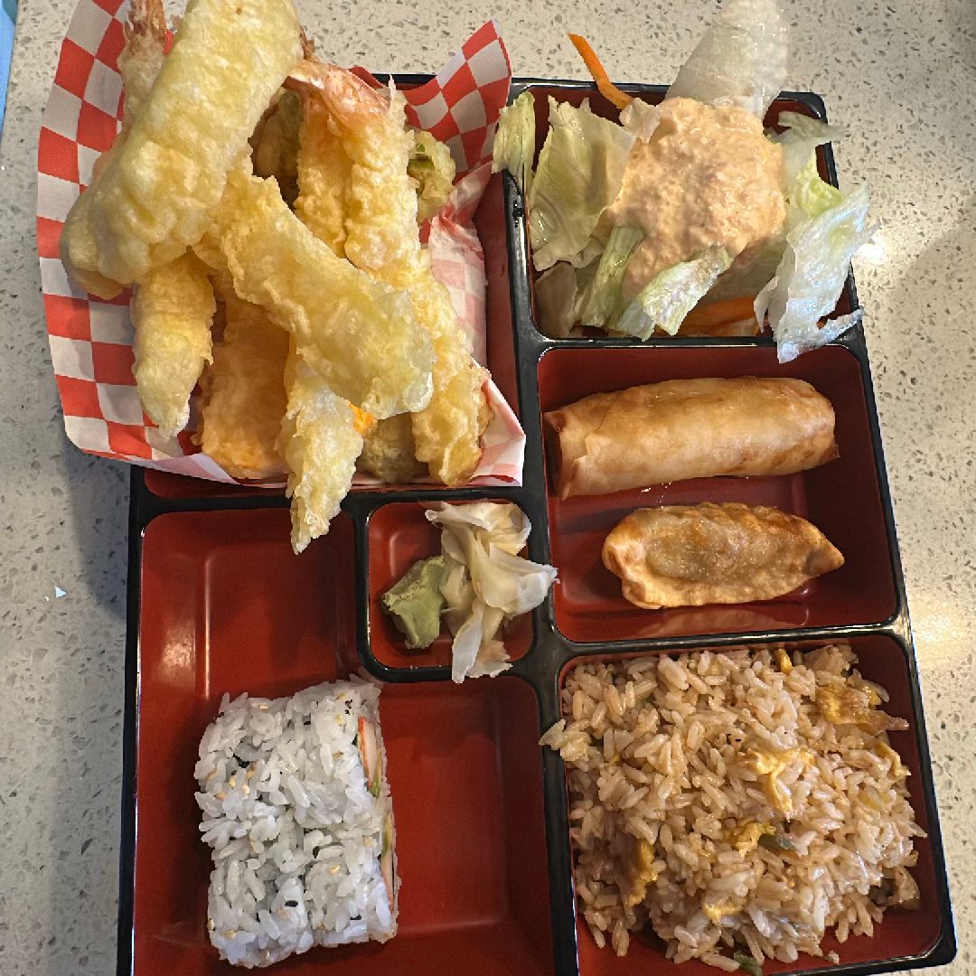 Shrimp Tempura Bento Box.