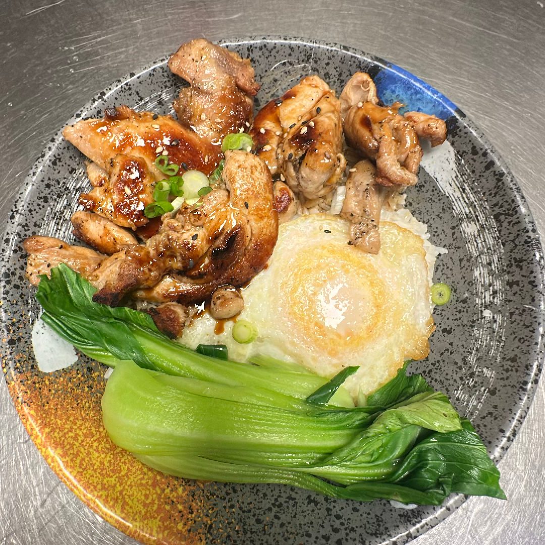 Chicken Teriyaki with Rice.