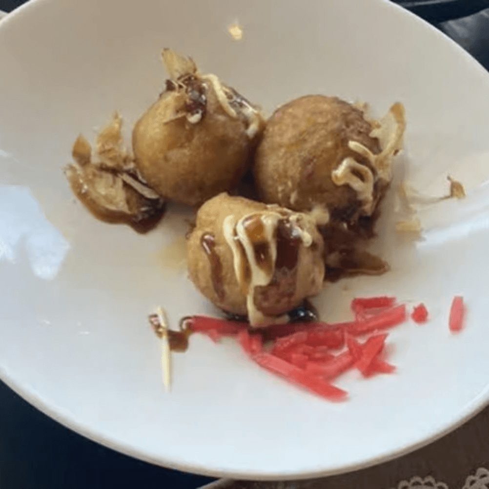 Takoyaki.
