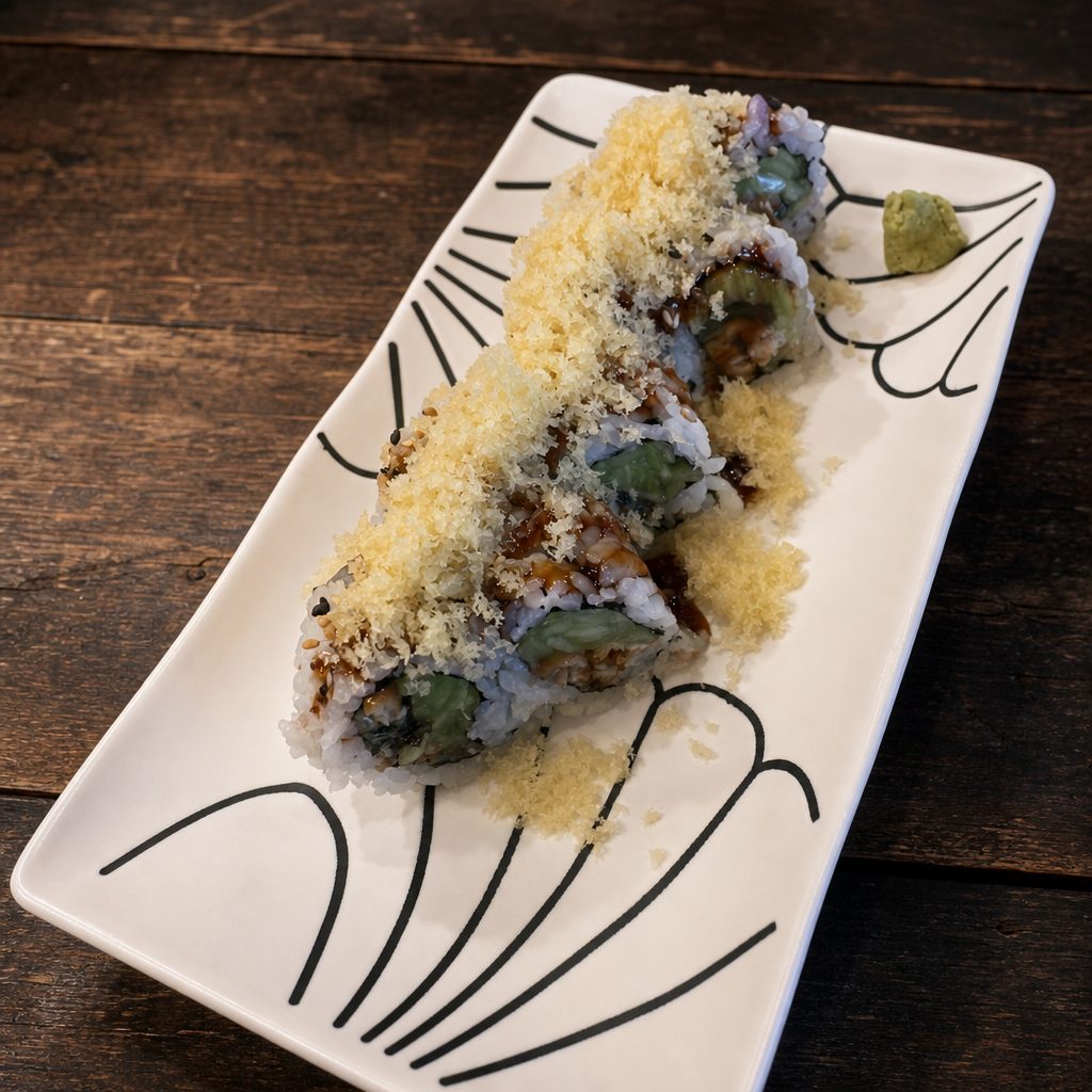 Eel Crunch Roll.