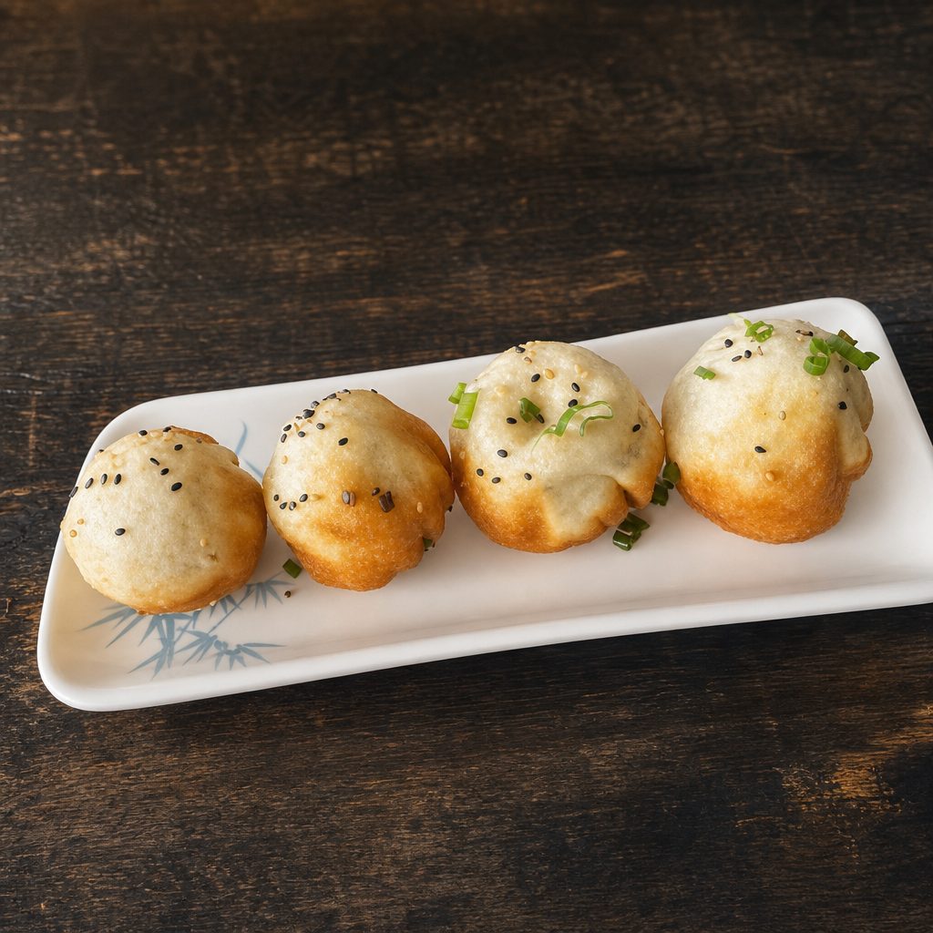 Juicy Pan-Fried Soup Buns.