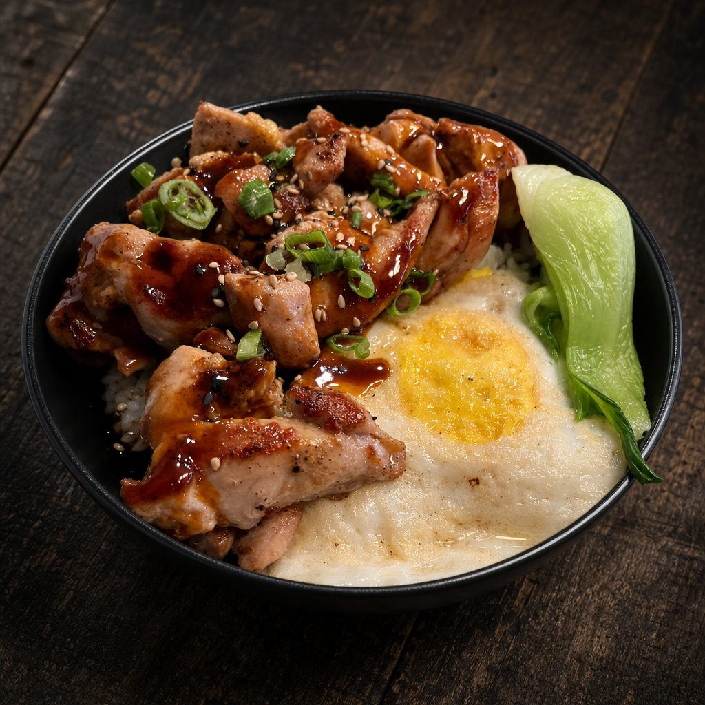 Chicken Teriyaki with Rice.
