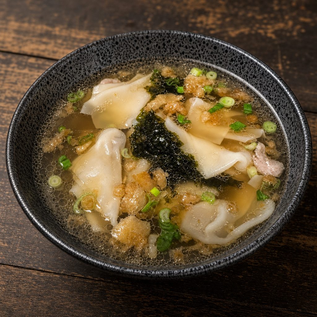 Shanghai Mini Wonton Soup.