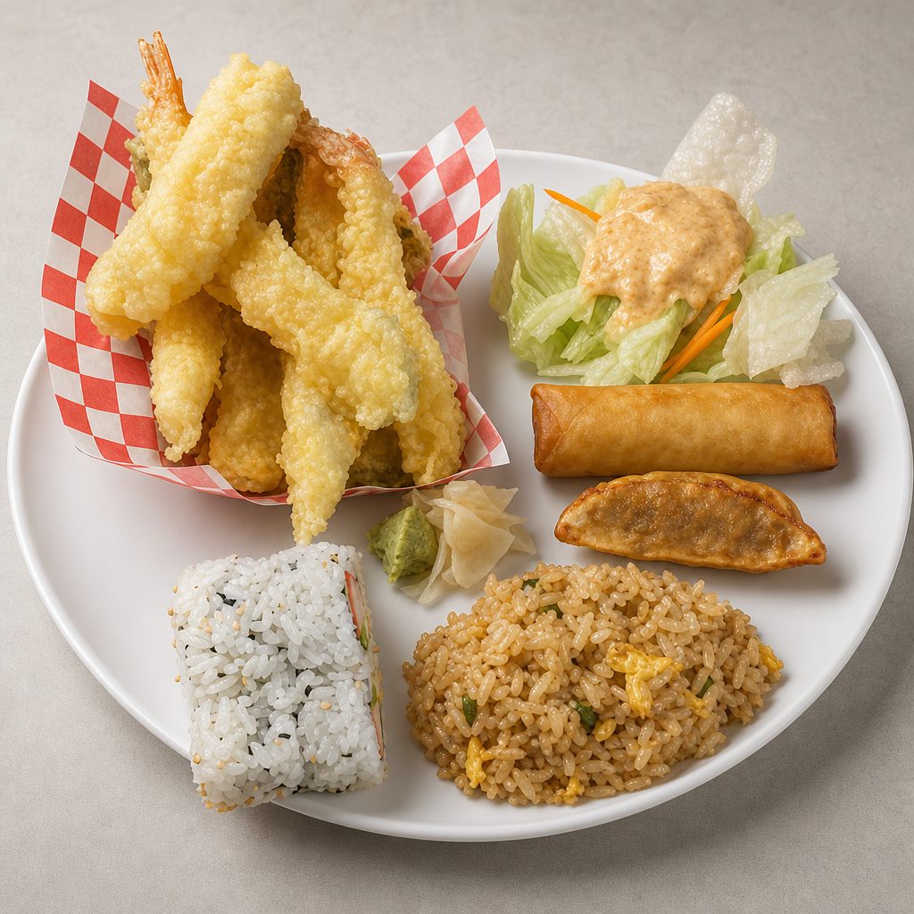Shrimp Tempura Bento Box.